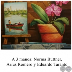 Sin Ttulo - Pintura a 3 manos: Norma Bttner, Arius Romero y Eduardo Taranto